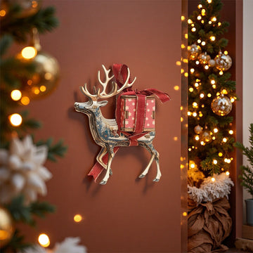 Reindeer Christmas Wooden Fridge Magnet