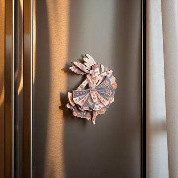 Pow Wow Dancer Wooden Magnet