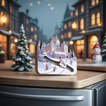 Château Frontenac Winter Festival Magnet