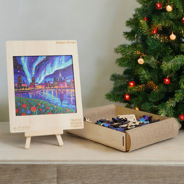 Canadian Aurora Wooden Puzzle Series-Nature’s Light Show in Your Hands
