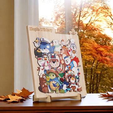 Maple Wildery Canadian Animal Wooden Puzzle