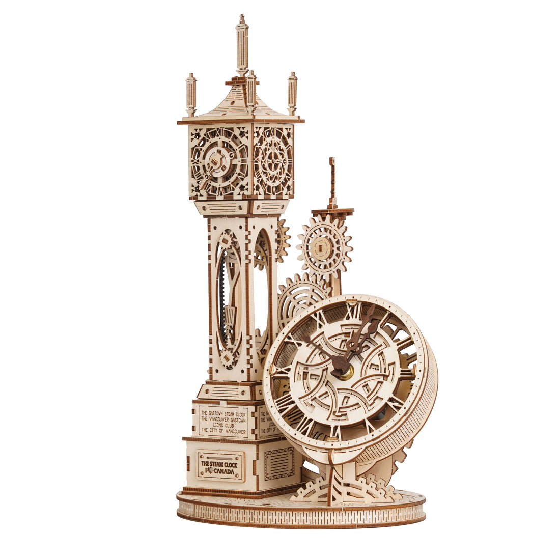 Canada Vancouver Steam Clock 3D Wooden Puzzle (Mechanical Edition) – Where Mechanical Aesthetics Meets Time's Melody