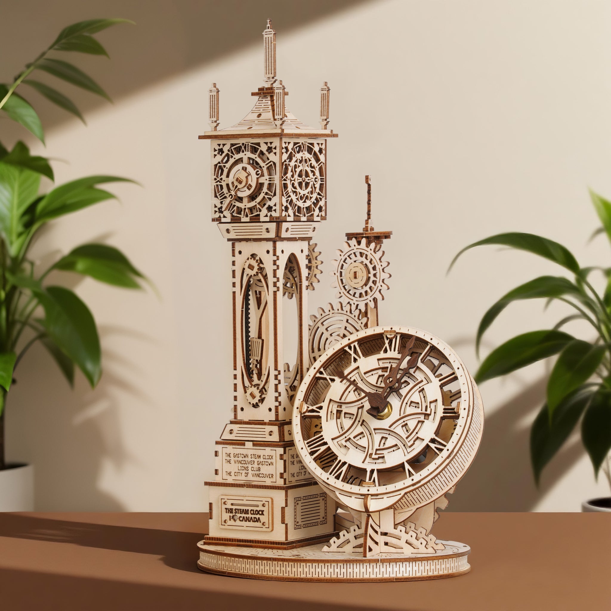 Canada Vancouver Steam Clock 3D Wooden Puzzle (Mechanical Edition) – Where Mechanical Aesthetics Meets Time's Melody