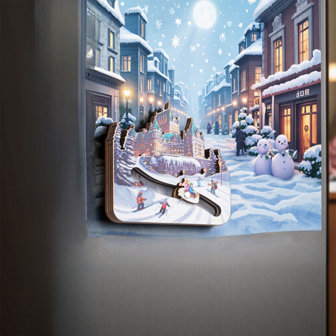 Château Frontenac Winter Festival Magnet