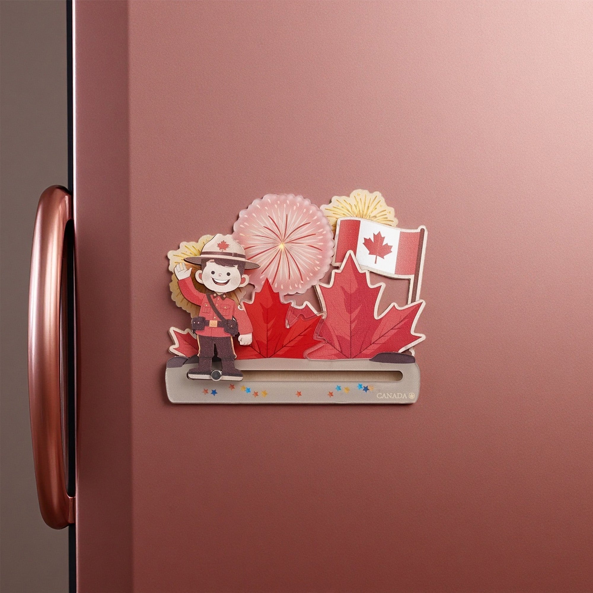 Canada Day Cavalry Fridge Magnet