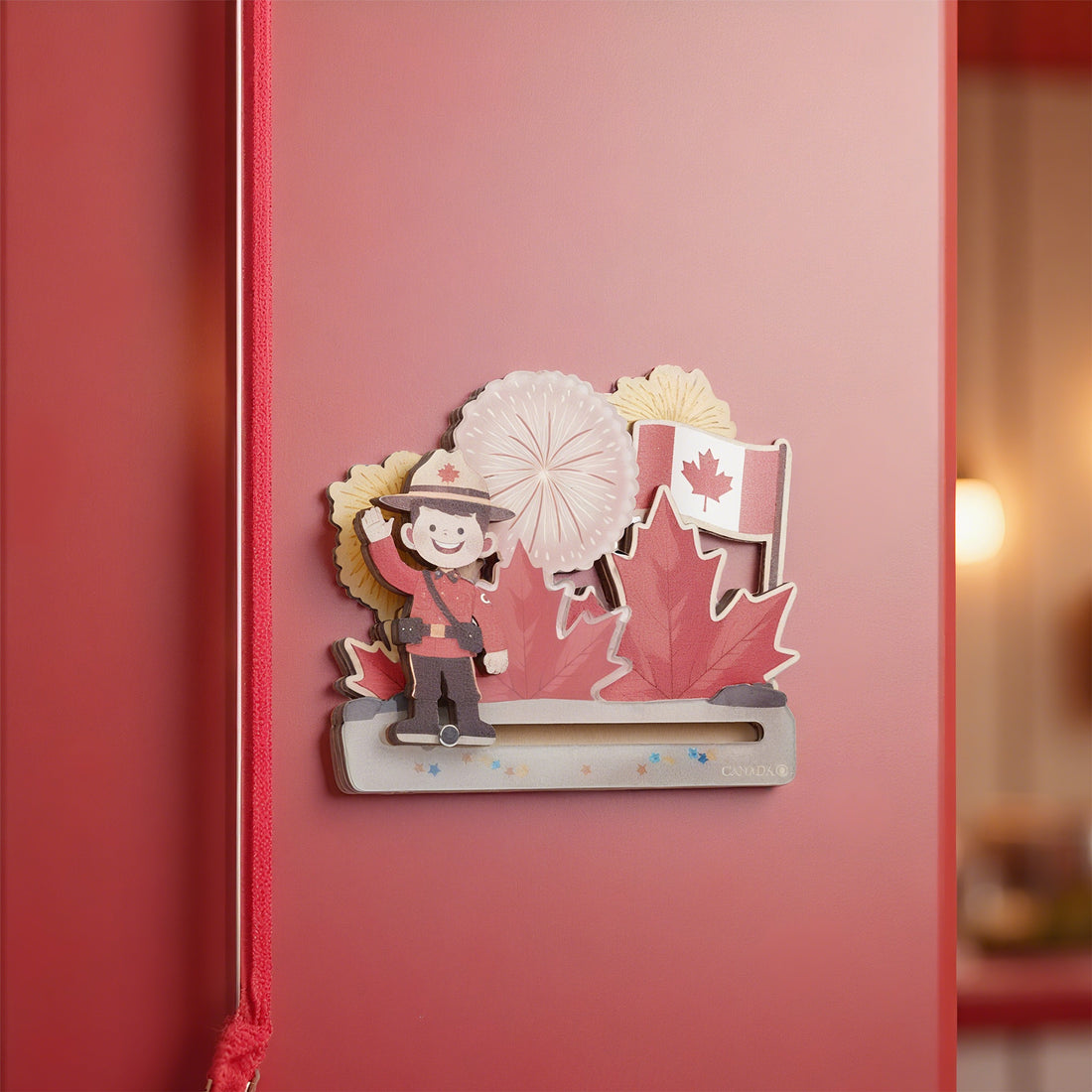 Canada Day Cavalry Fridge Magnet